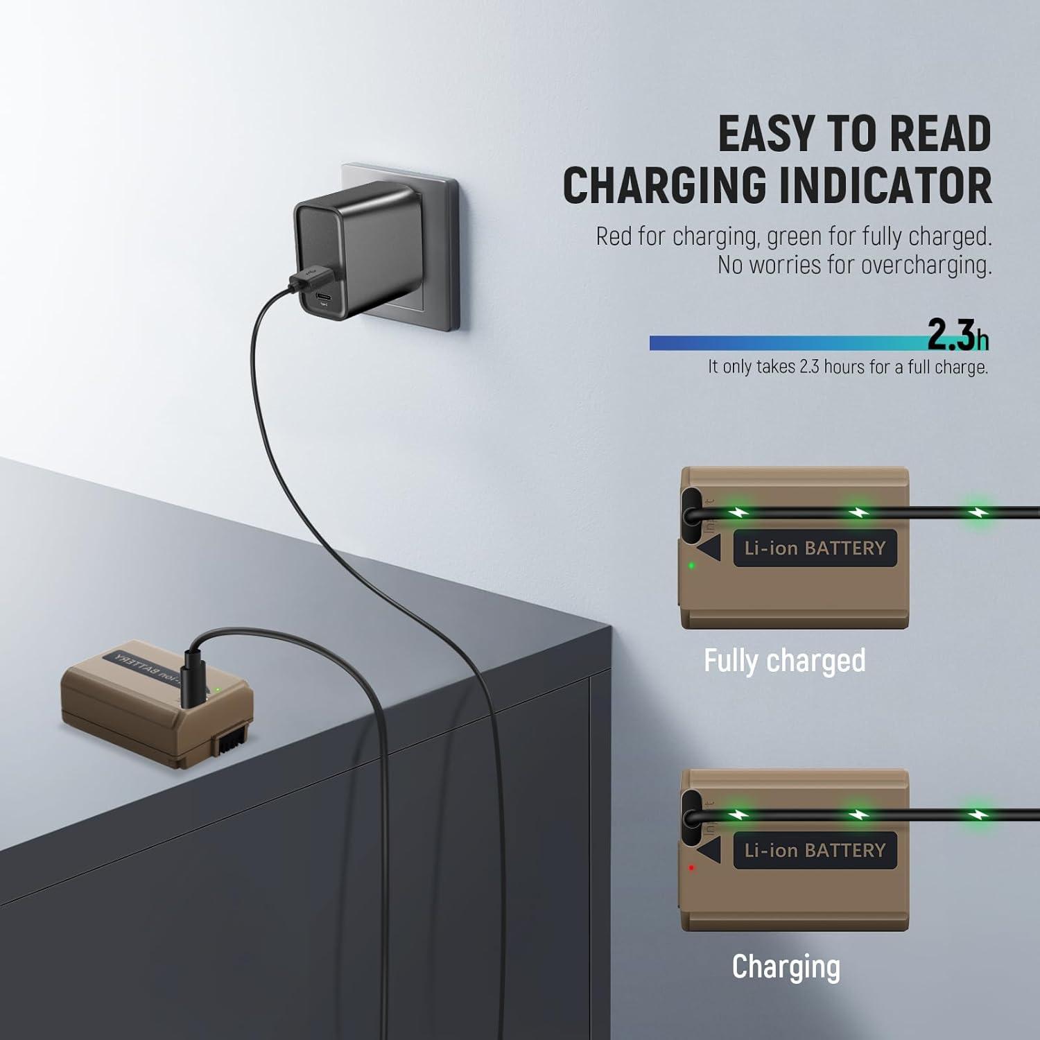 Batería Neewer TNP-FW50 1030mAh con Puerto USB-C