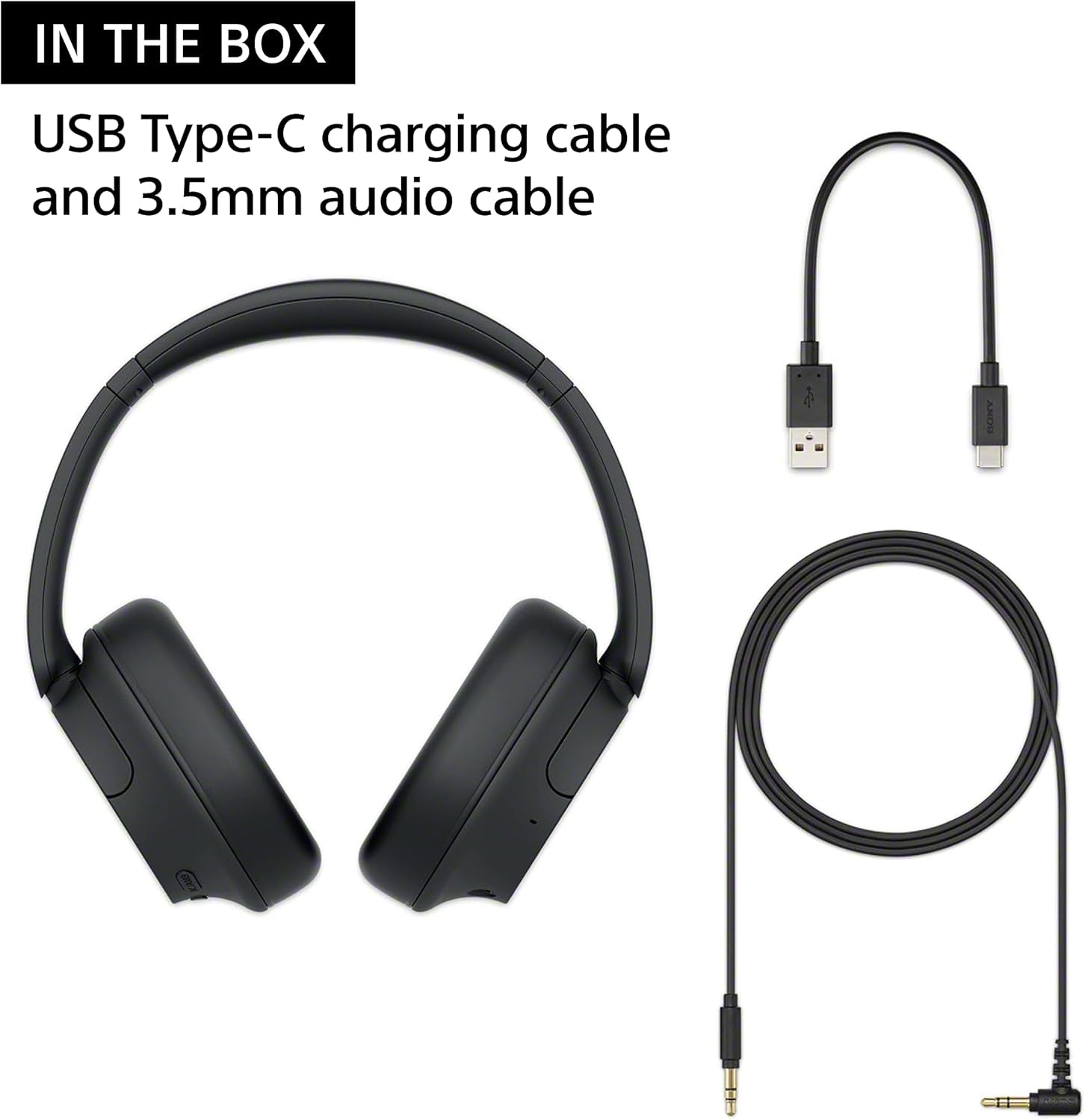 WH-CH720N Noise Canceling Wireless Headphones Bluetooth over the Ear Headset with Microphone and Alexa Built-In, Black New