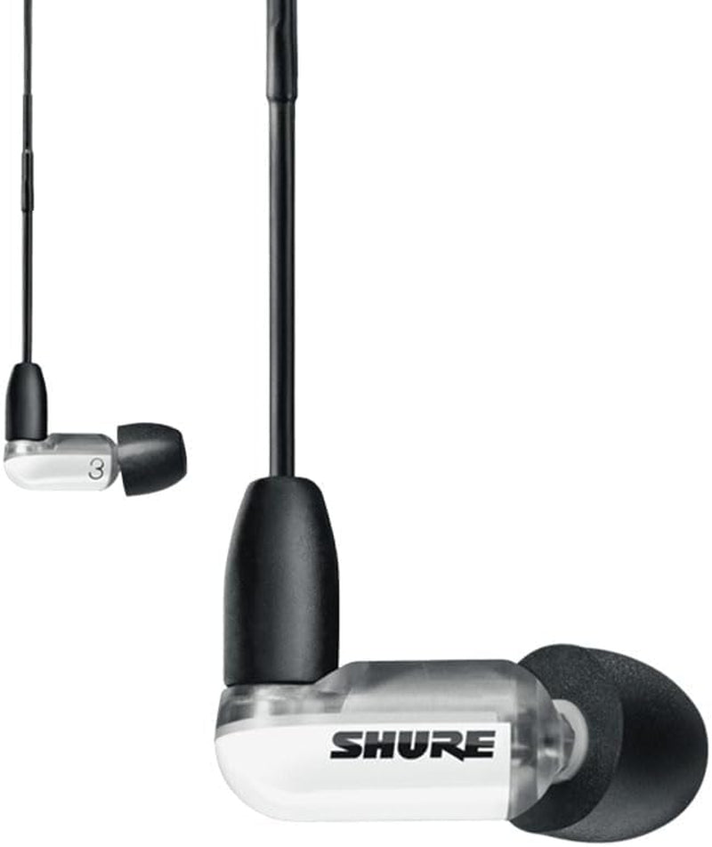 AONIC 3 Wired Sound Isolating Earbuds, Clear Sound, Single Driver with Bassport, Secure In-Ear Fit, Detachable Cable, Durable Quality, Compatible with Apple & Android Devices - Black