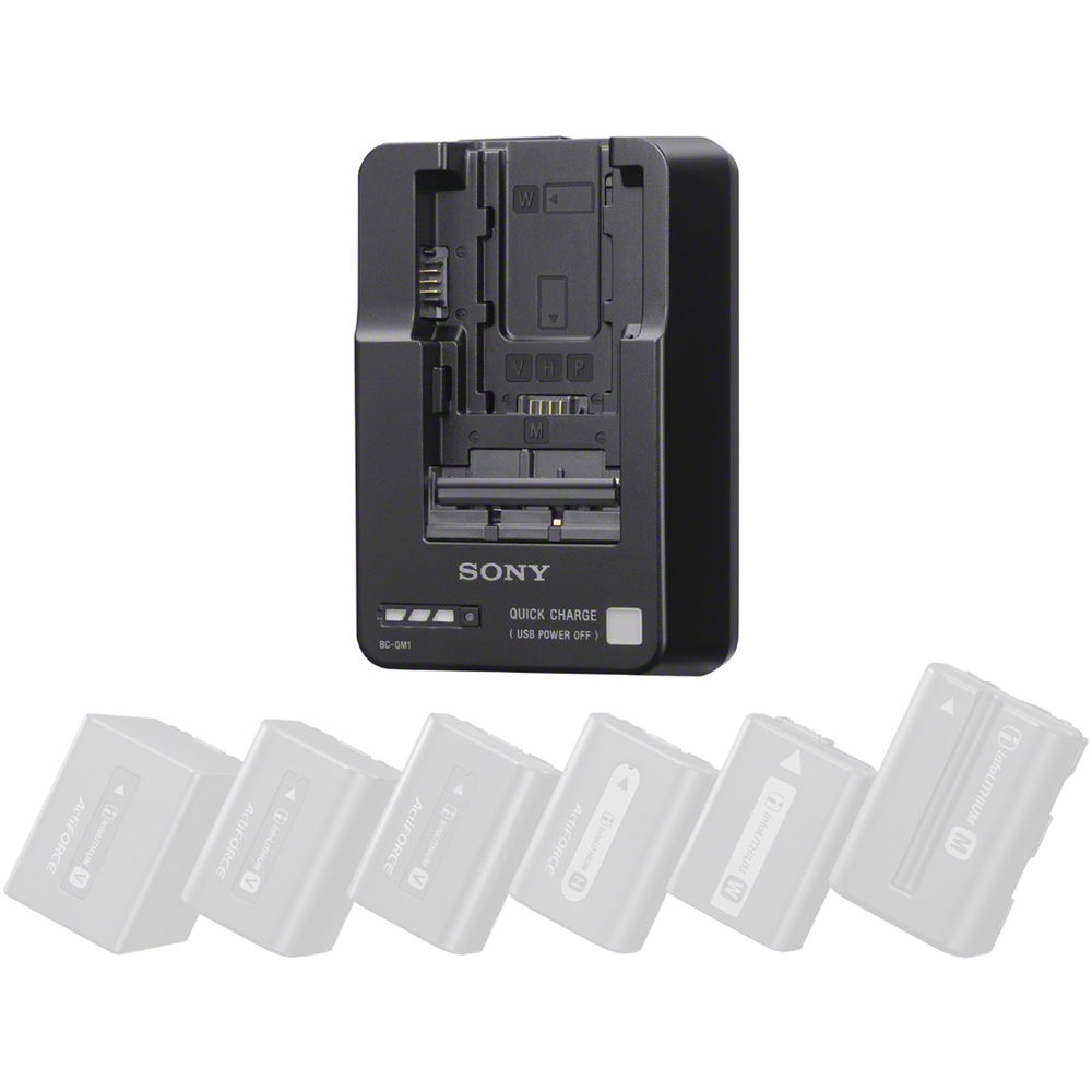 Cargador de batería Sony BC-QM1 InfoLithium