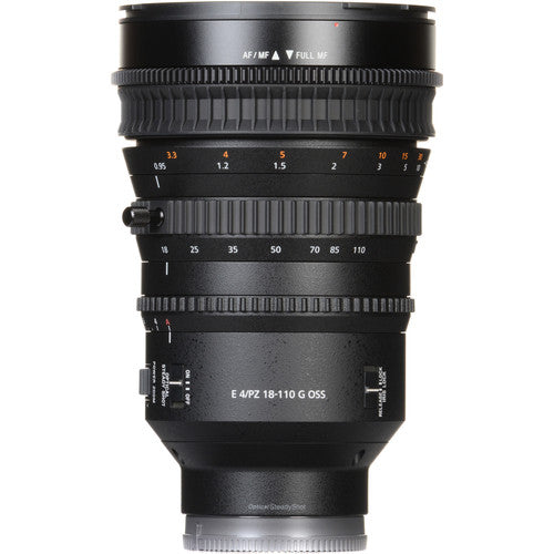 Lente Sony FE PZ 18-110mm f/4 G OSS