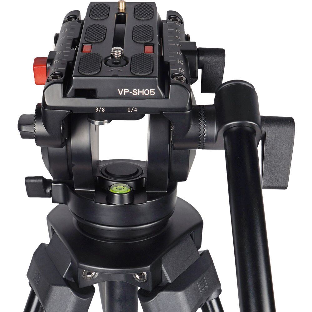 Kit Sirui SH05 de Trípode y Cabezal Fluido para Vídeo