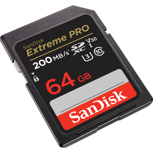 Memoria SD SanDisk 64GB Extreme PRO 200MB/S UHS-I