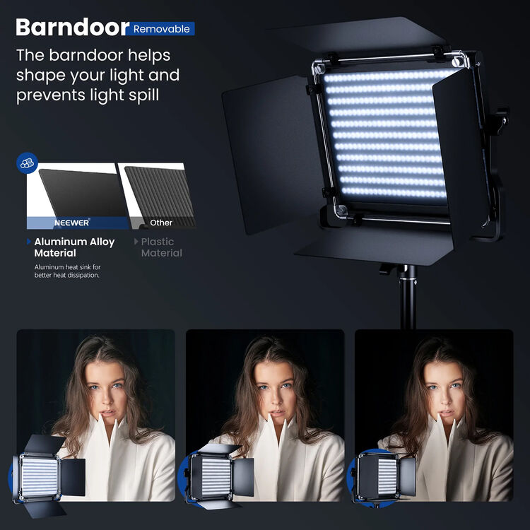 Kit LED Bicolor Neewer NL660 con 2 Luces con Soportes