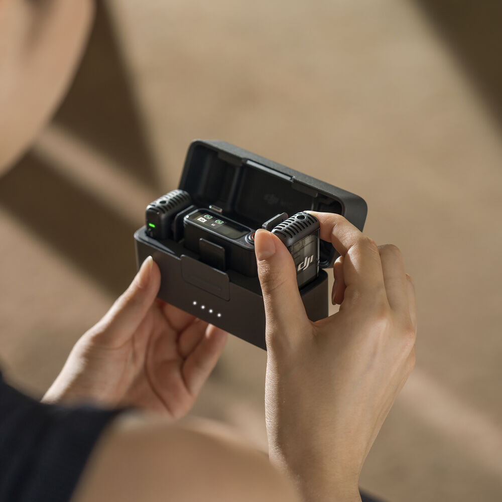 Micrófono Dual Inalámbrico DJI Mic 2 con Case de Carga