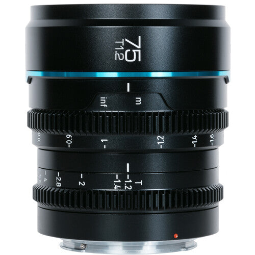 Lente Cine Sirui Night Walker 75 mm Negro con Montura 4/3