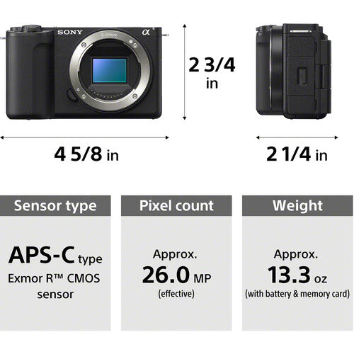 Cámara Mirrorless Sony ZV-E10 MK II Body