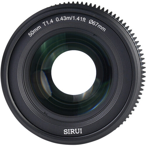 Lente de Cine Sirui VP-1 Vision Prime de 50 mm T1.4