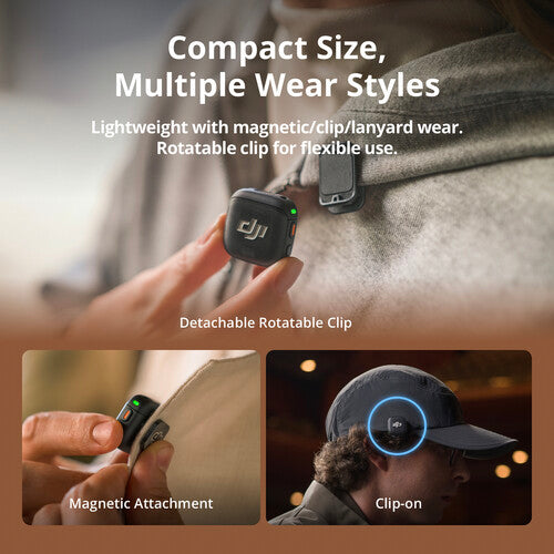 Transmisor DJI Mic 3 para Sistema de Micrófono Inalámbrico