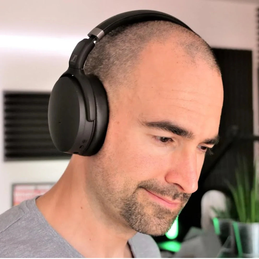 Sennheiser HD 450BT Black: Auriculares Inalámbricos Bluetooth con Cancelación de Ruido Activa (ANC) Over-Ear