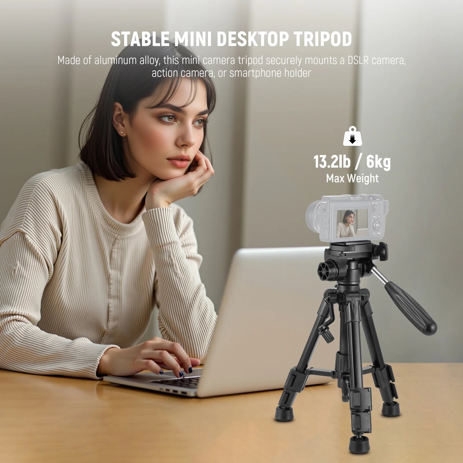 Trípode Escritorio Neewer Basics TP02 para Cámara