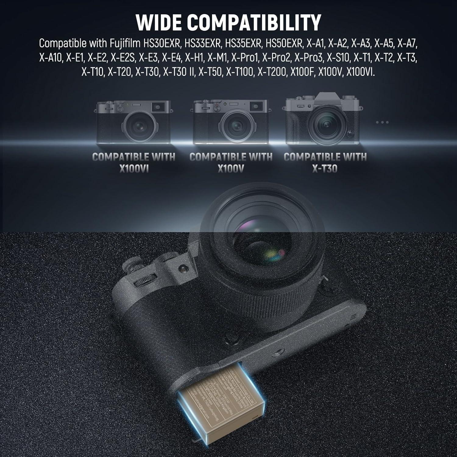 Batería Neewer TNP-W126 de 1050mAh para Fujifilm