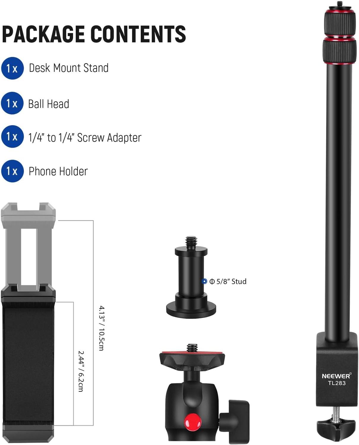 Soporte de Escritorio Neewer TL283 para Cámara