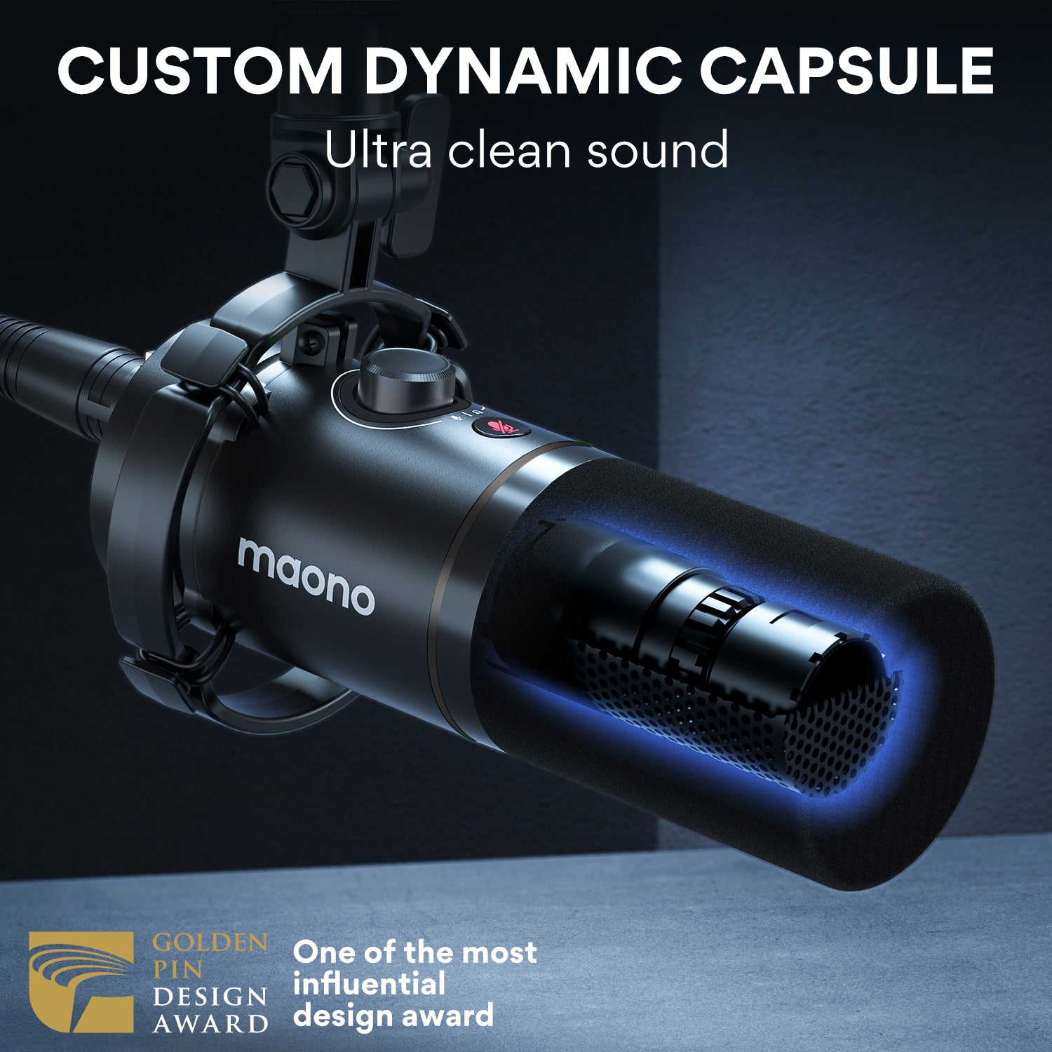 Microfono Dinamico Maono PD200X XLR-USB Para Podcast