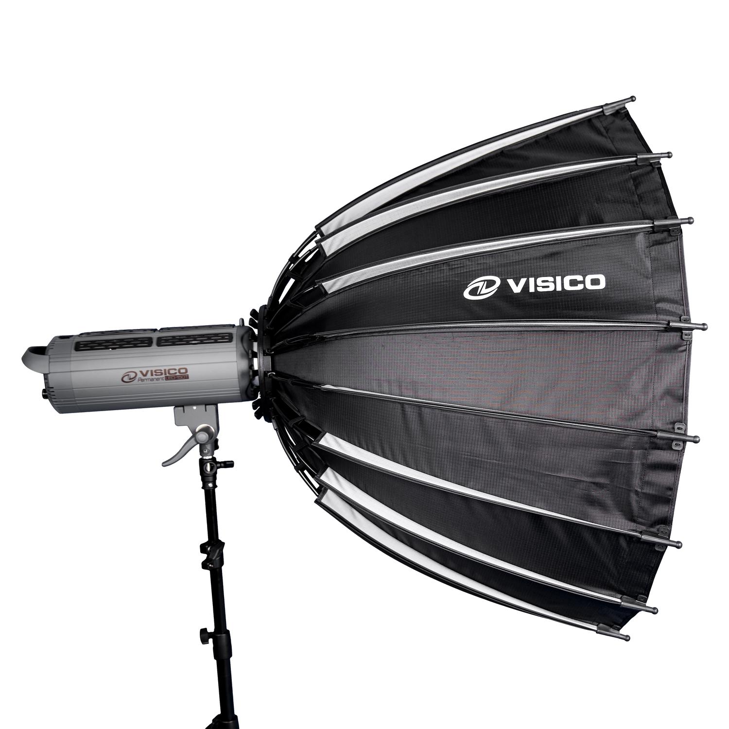 Softbox Parabólico Visico de 120 cm Con Grilla
