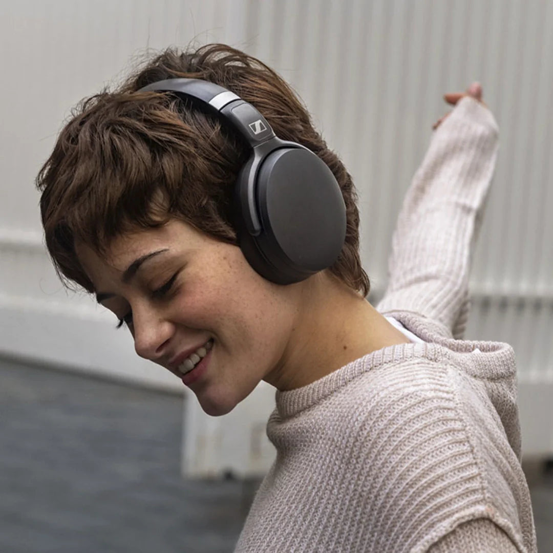 Sennheiser HD 450BT Black: Auriculares Inalámbricos Bluetooth con Cancelación de Ruido Activa (ANC) Over-Ear