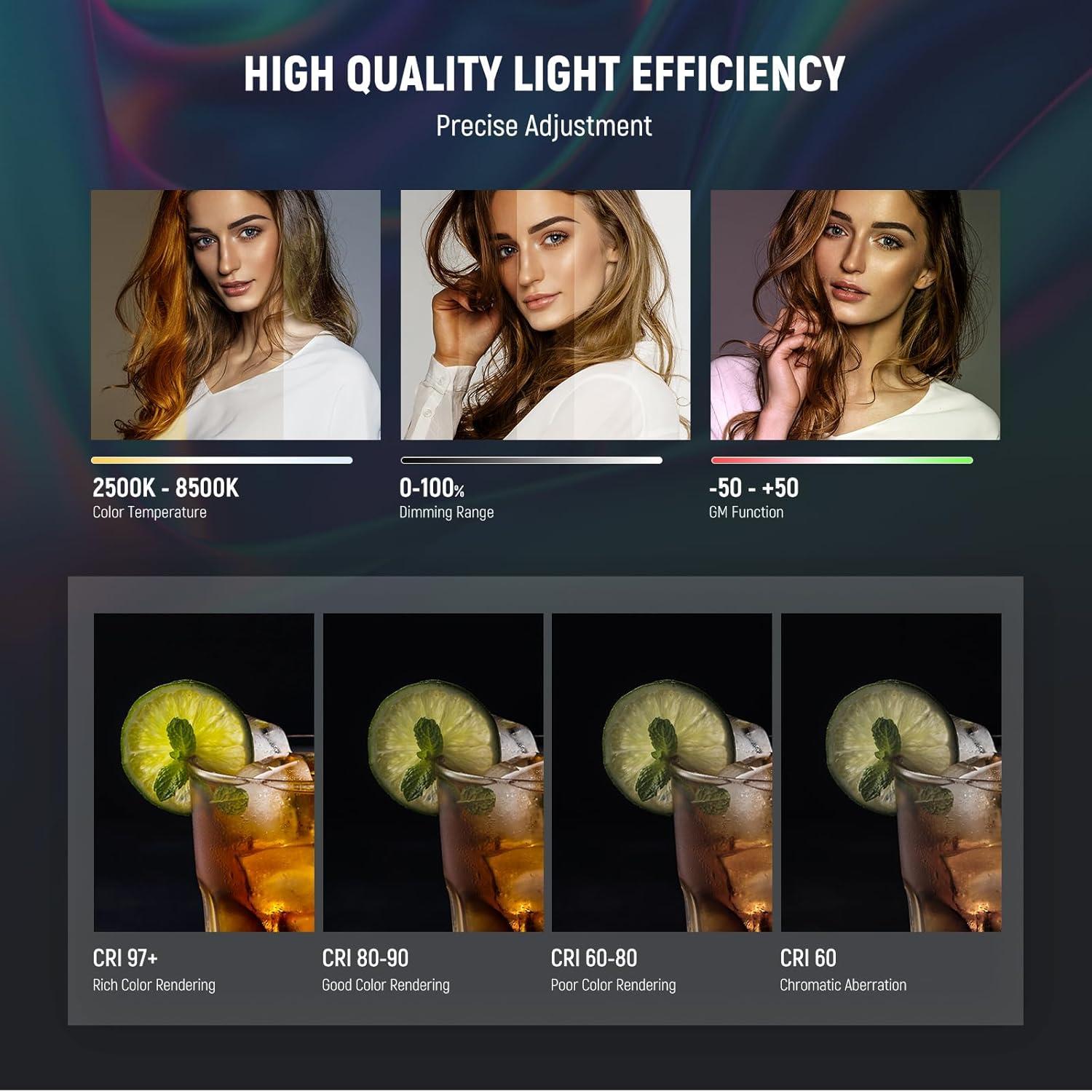 Barra RGB Magnética Neewer TL97C Portátil con Control App