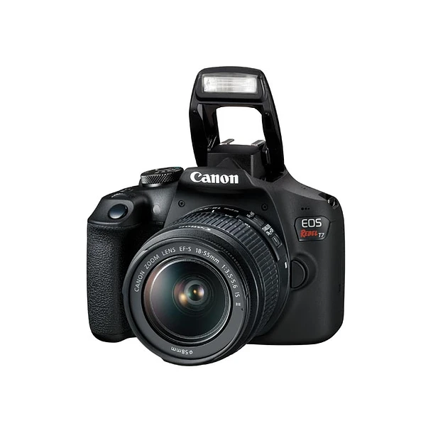 Canon Rebel T7 + Lente EF-S 18-55mm F/3.5-5.6 IS II