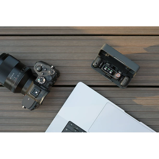 Micrófono Dual Inalámbrico DJI Mic 2 con Case de Carga