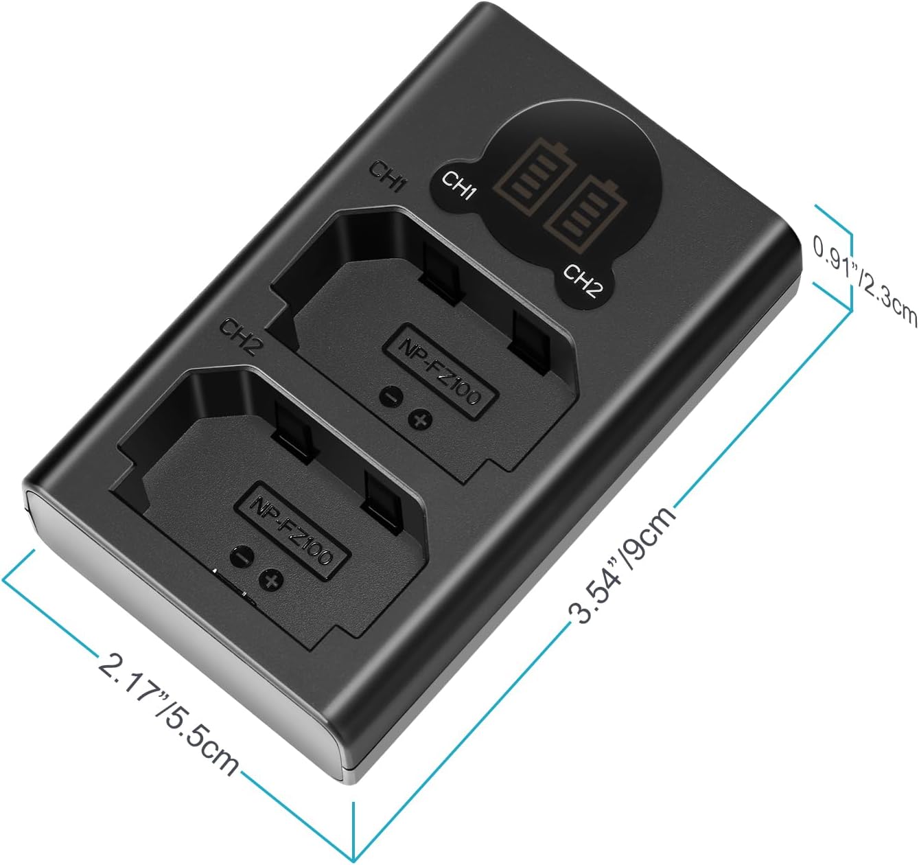 Cargador Dual USB Neewer para Baterías NP-FZ100