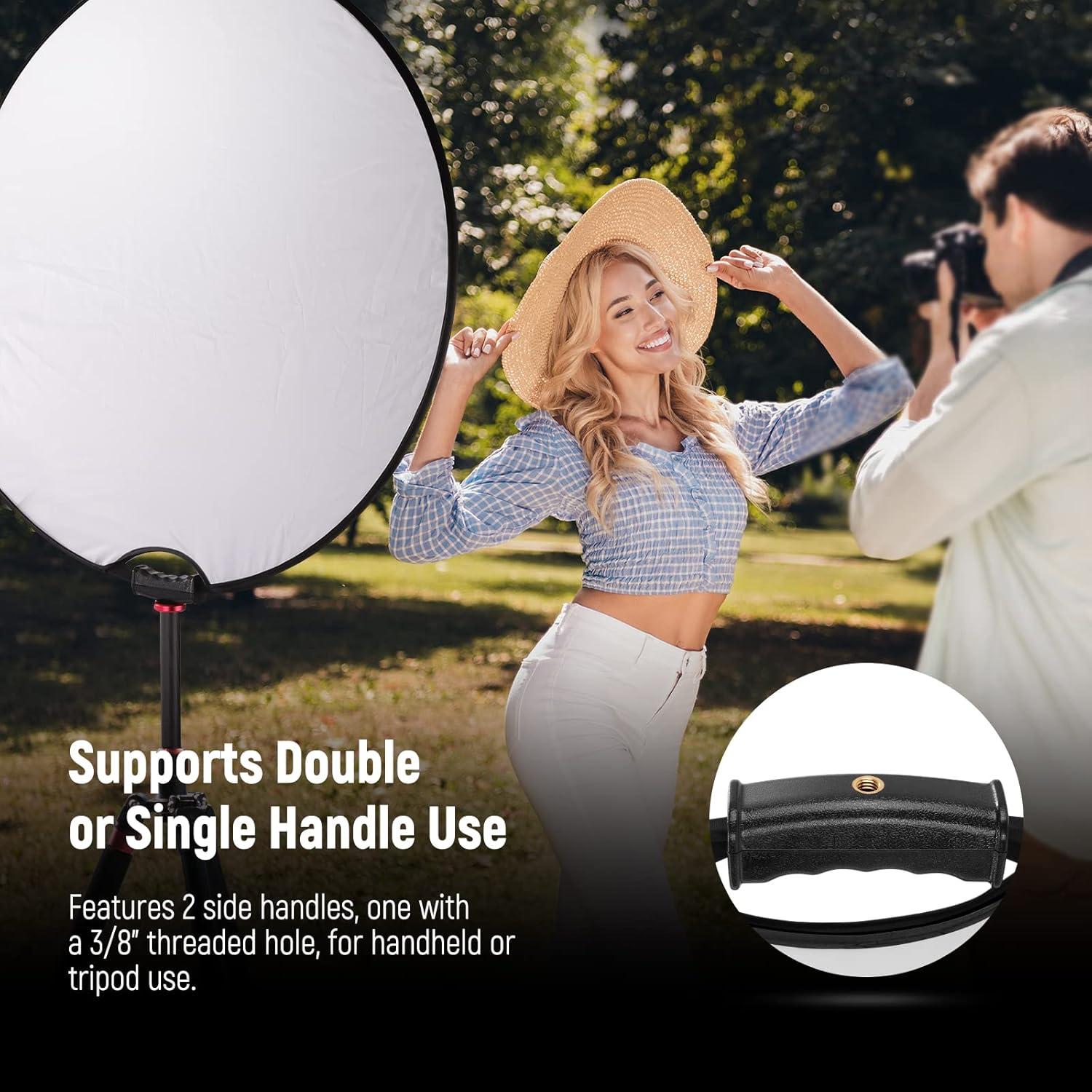 Reflector Neewer 5 en 1 Plegable de 80 cm con Asas