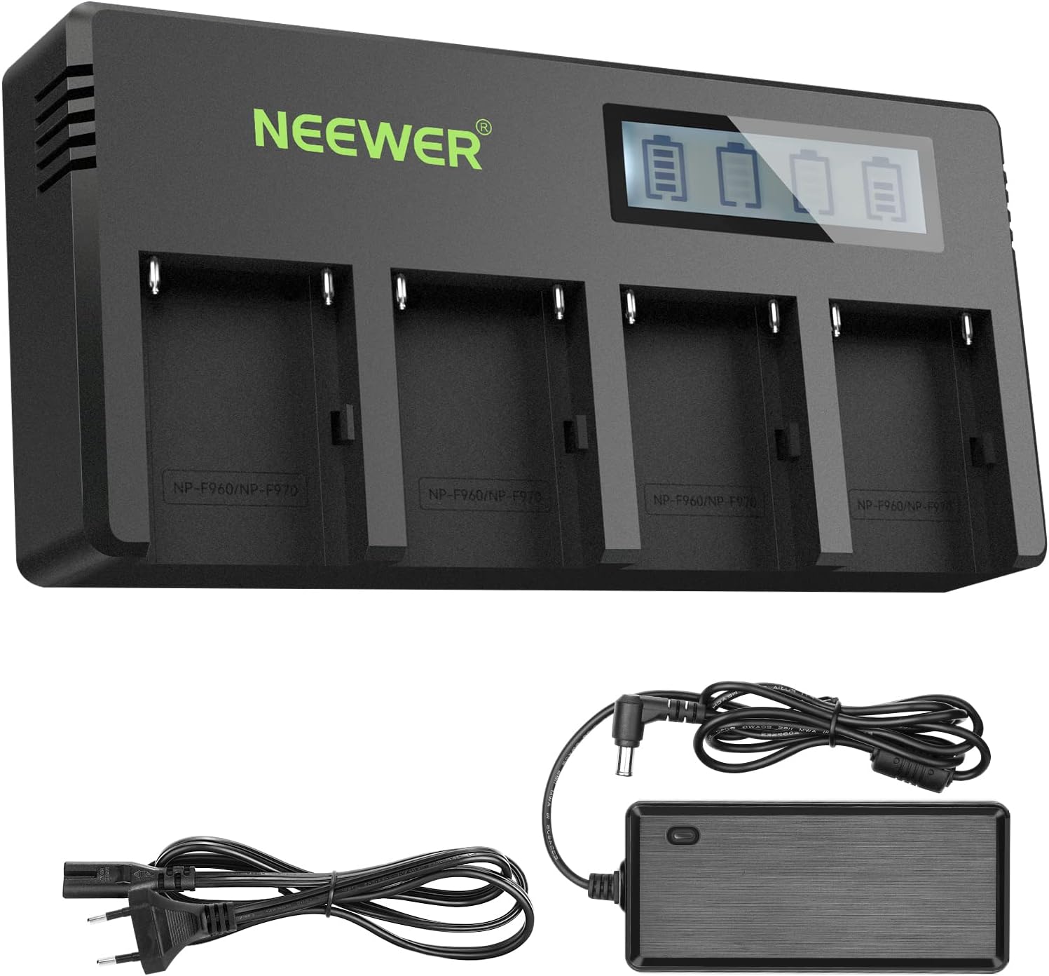 Cargador 4 Canales Neewer para Baterías Sony NP-F