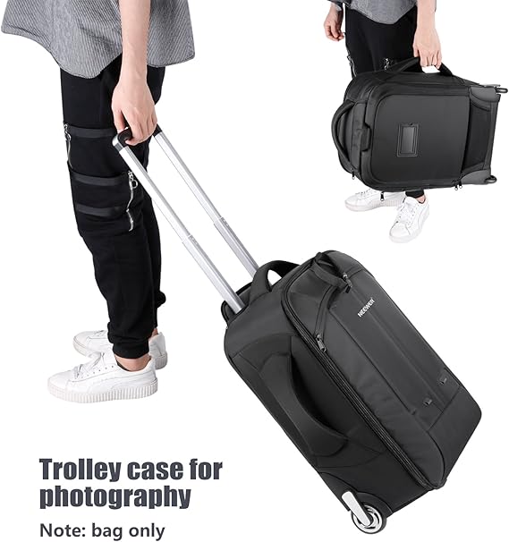Mochila Trolley Convertible Neewer 2 en 1 para Cámara