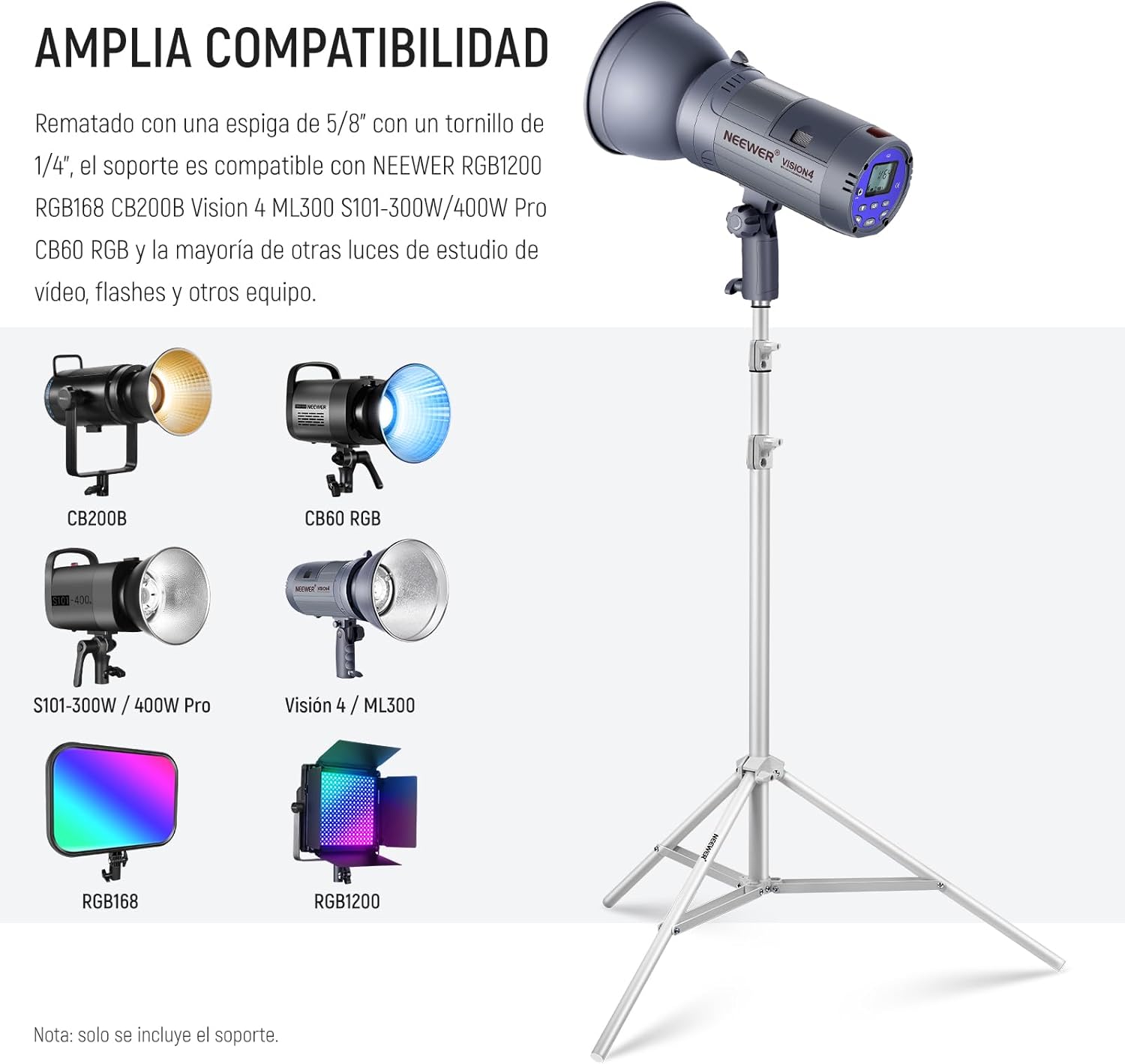 Soporte De Luz Neewer St-200 Para Fotografía