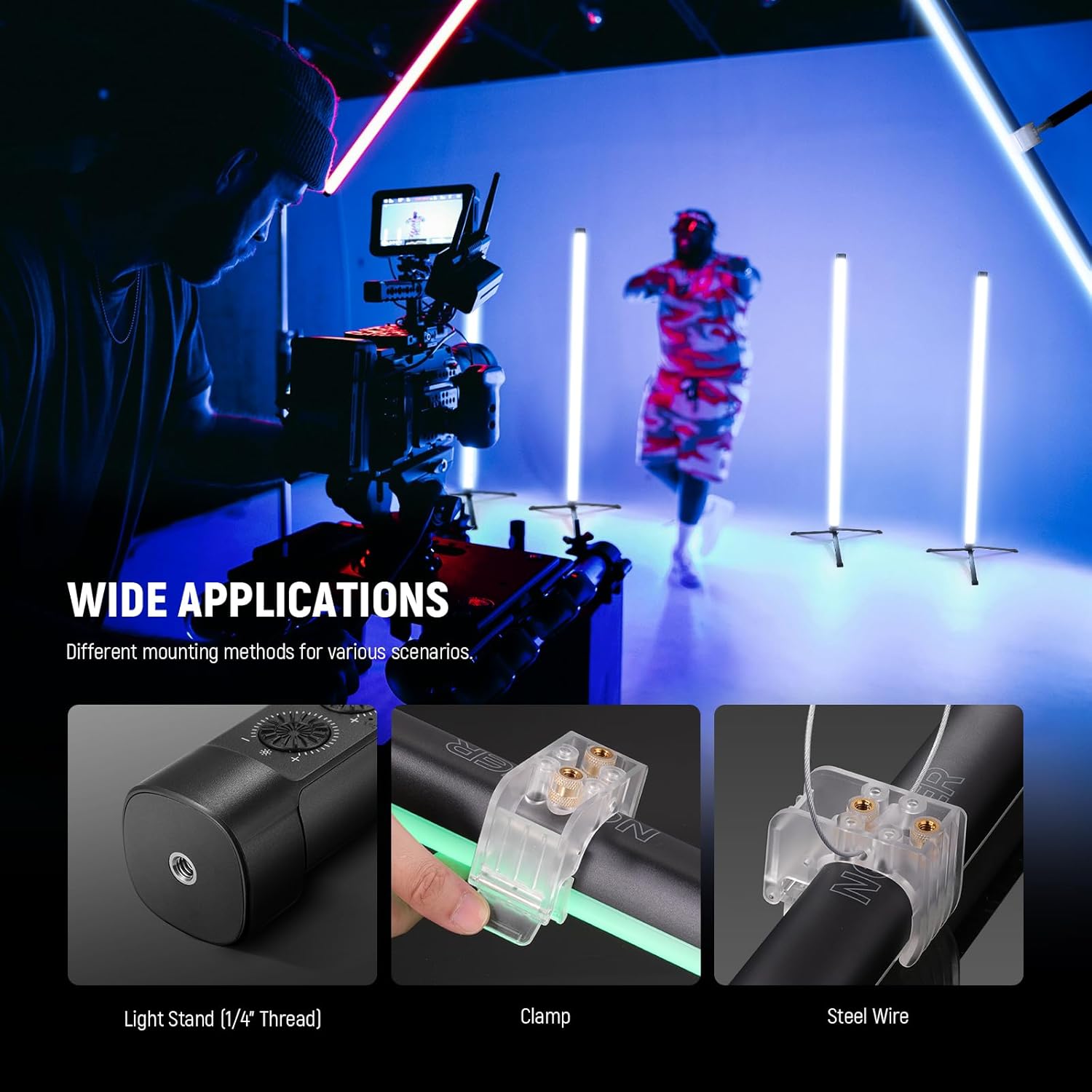 Tubo de Luz RGB Neewer TL120C 120 cm con Control App