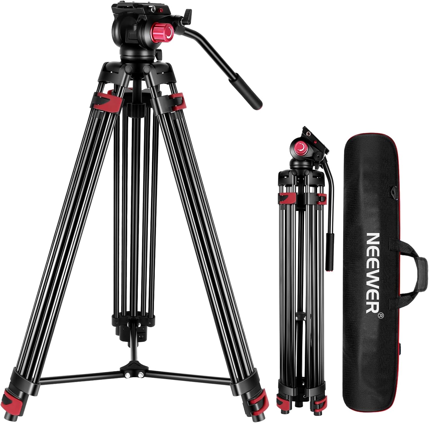 Trípode Video Neewer TP-M200 200 cm con Cabezal Fluido
