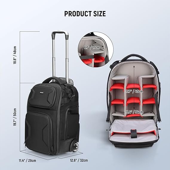 Bolso Trolley Convertible Neewer PB027 para Cámara