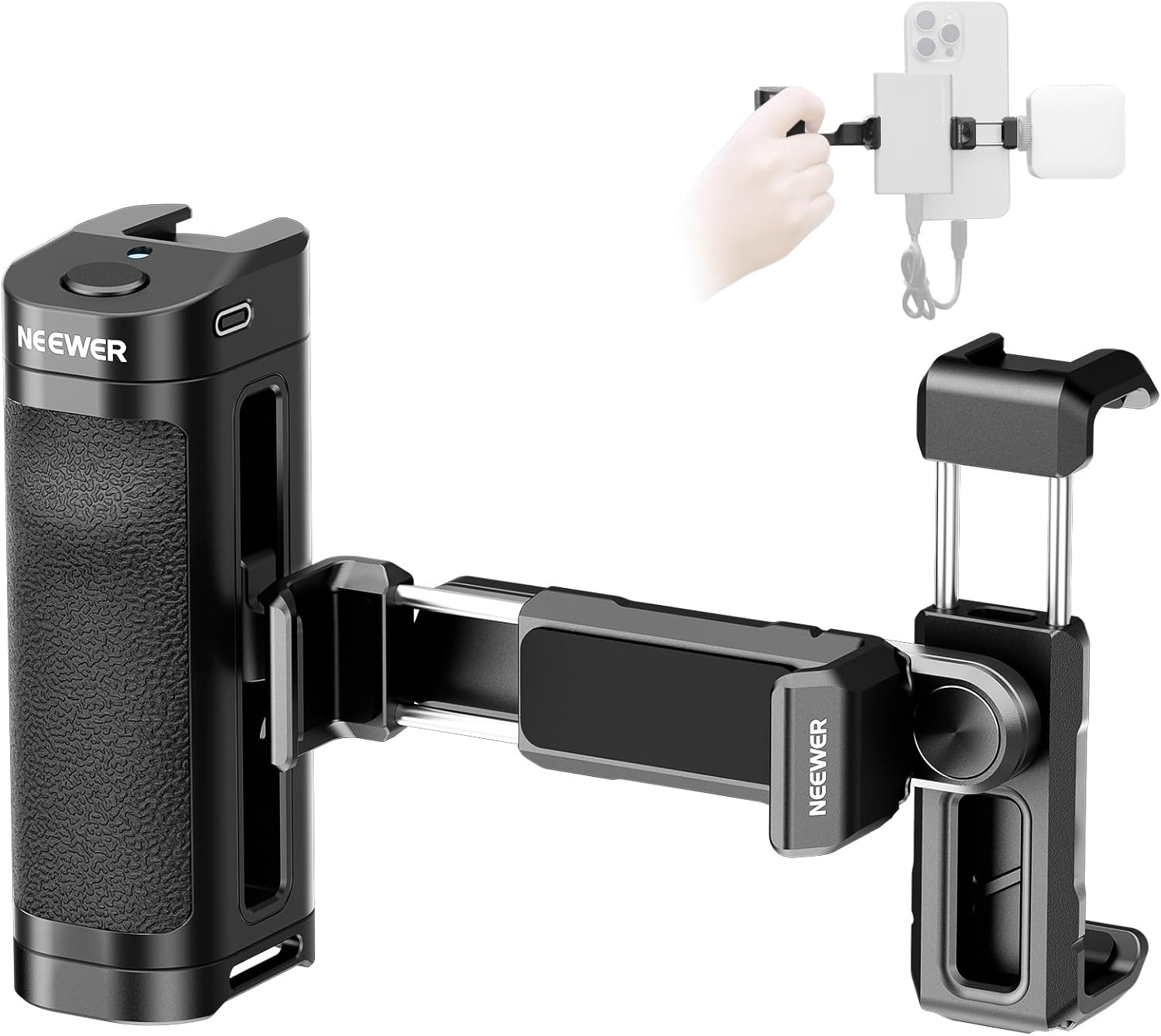 Mango Bluetooth Neewer PA028E con Soporte y Monturas