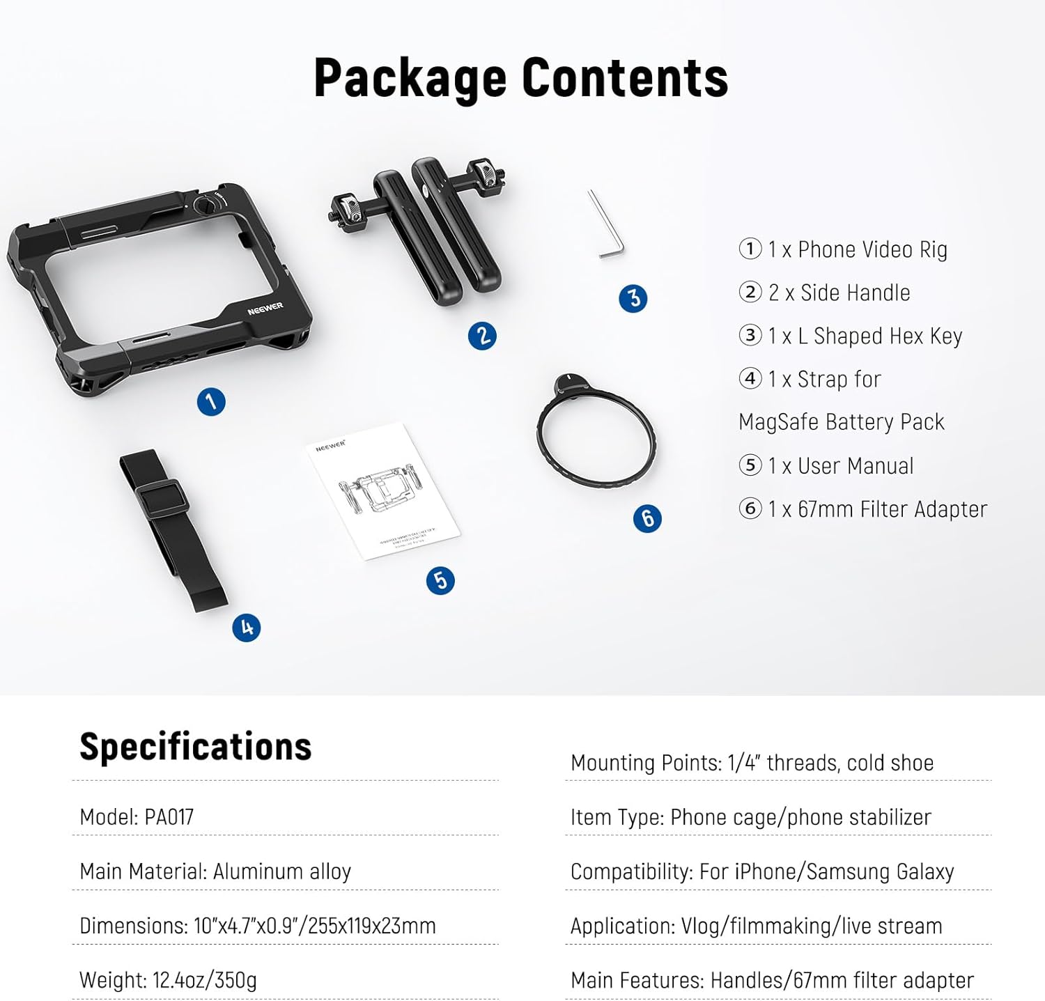 Rig Universal para Video con Smartphone Neewer PA017