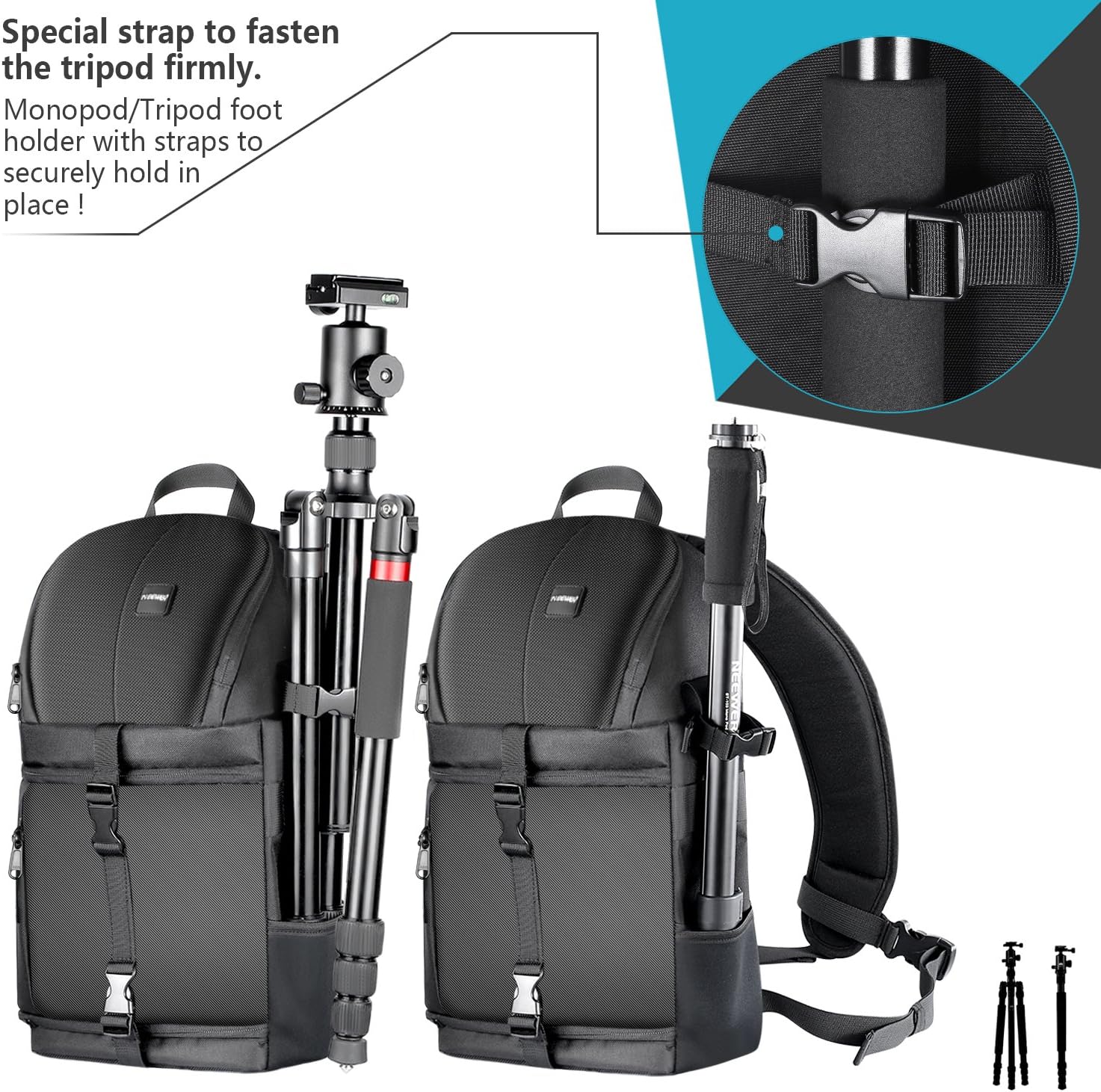Mochila Bandolera para Cámara Neewer (Negra)