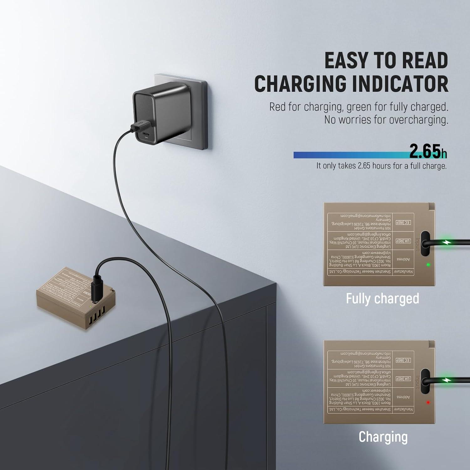 Batería Neewer TNP-W126 de 1050mAh para Fujifilm