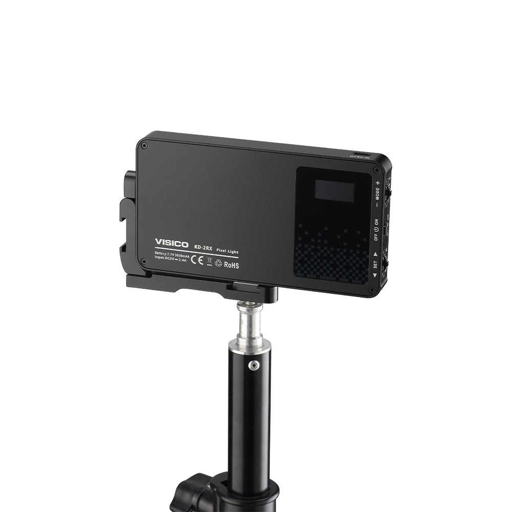 Luz Led Portatil Visico KD-2RX - Bicolor a Bateria