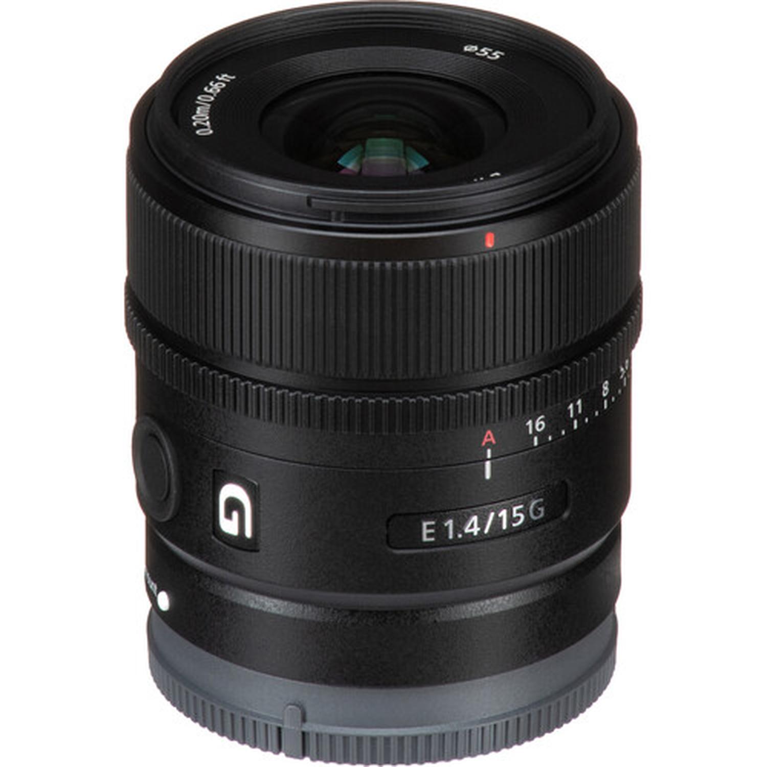 Lente Sony E 15mm f/1.4 G