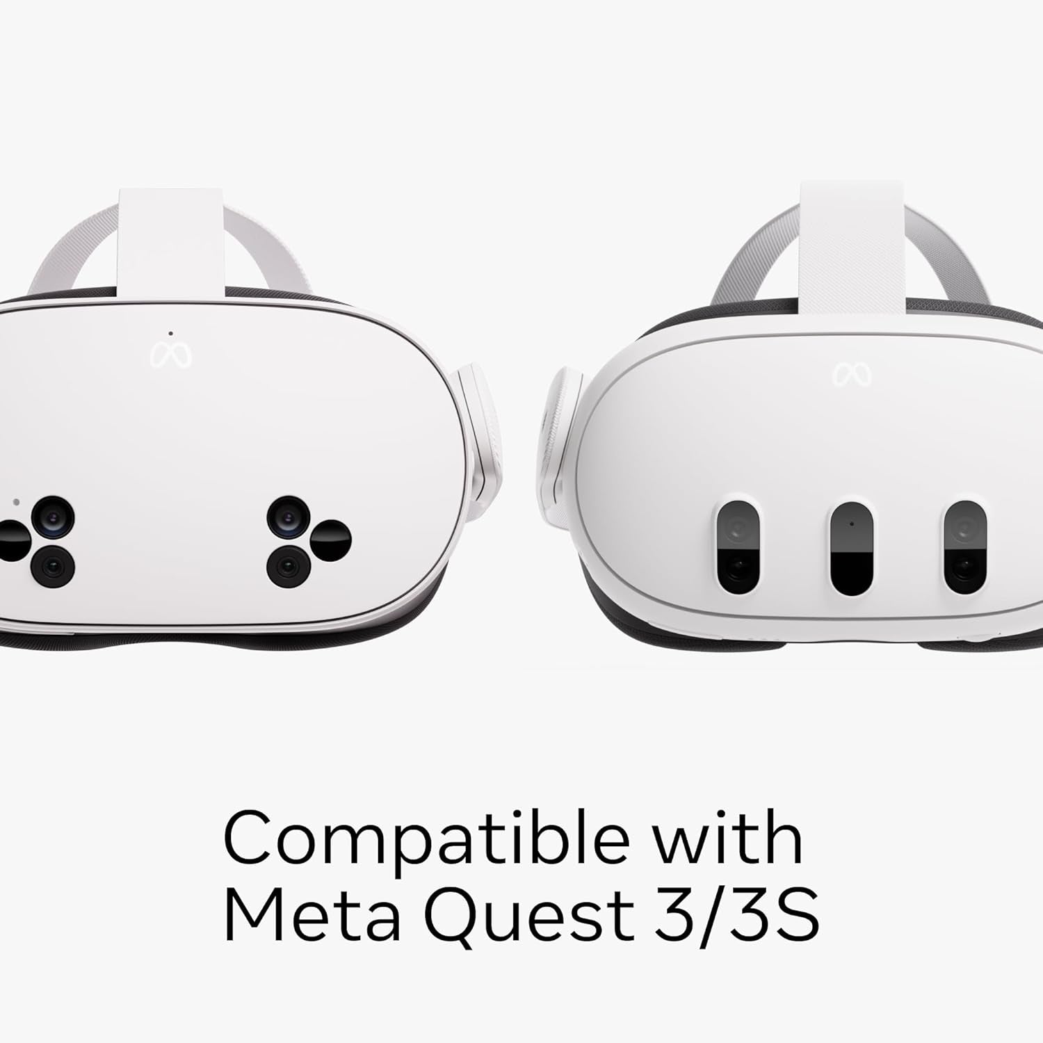 Quest Compact Charging Dock — Works with Quest 3/3S — Extended Headset Charging Cable — Wireless Charging for Touch plus Controllers