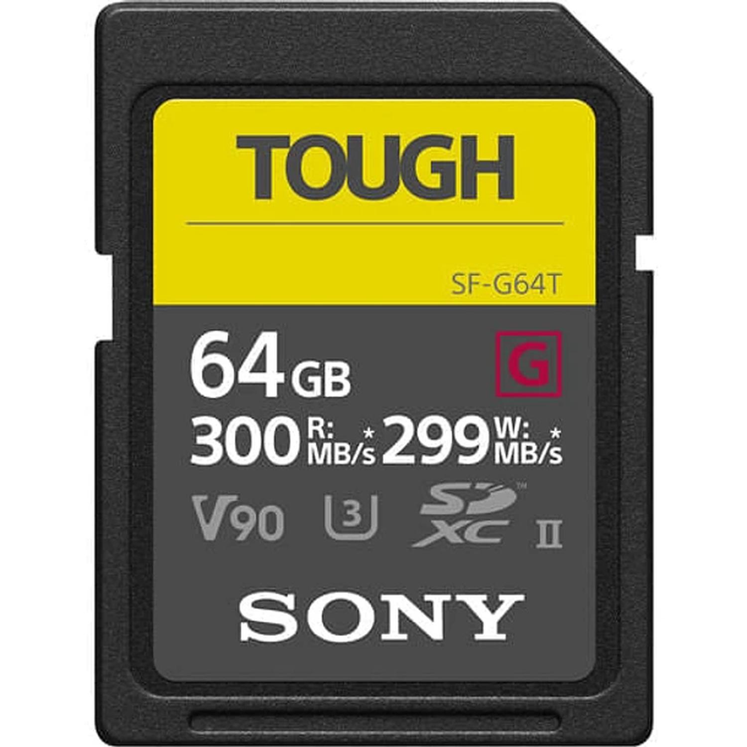 Memoria SD Sony 64GB serie SF-G Tough