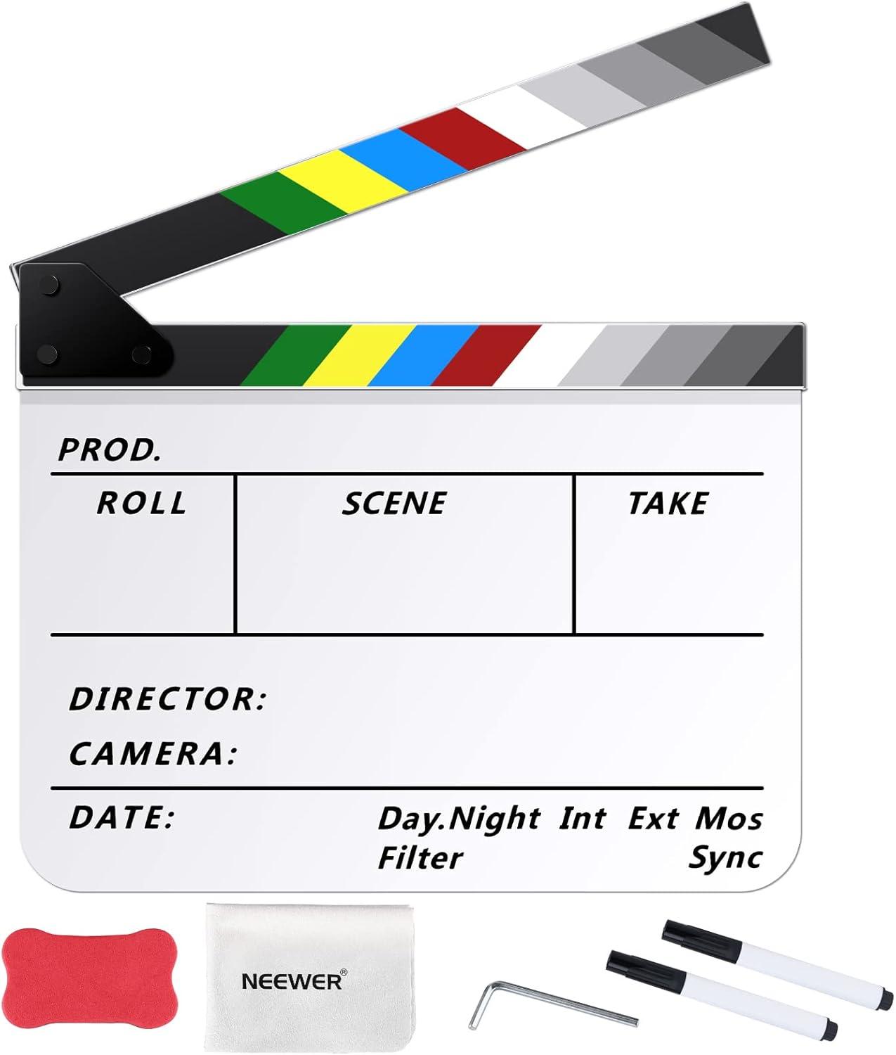 Claqueta de Director Neewer de Acrílico