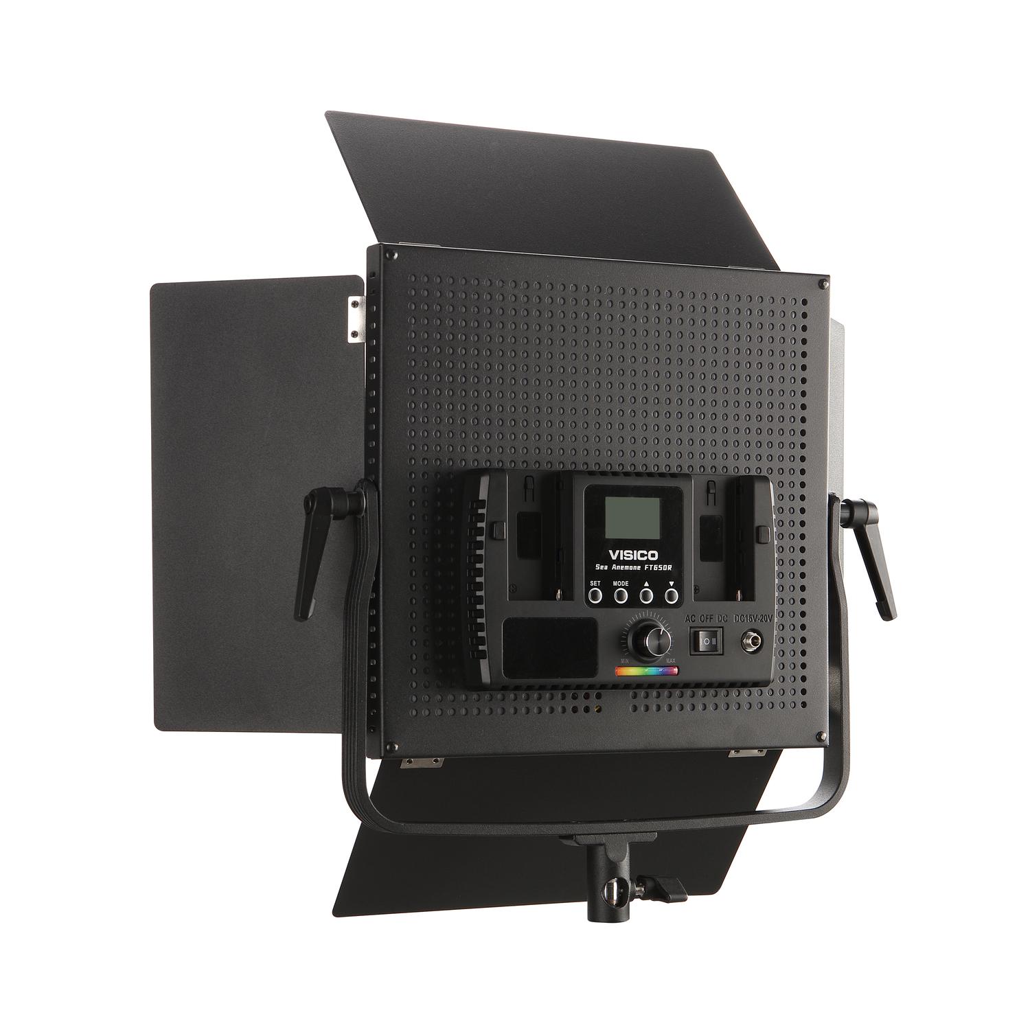 Panel Led Visico FT-650R RGB y Bicolor - Con fuente de poder