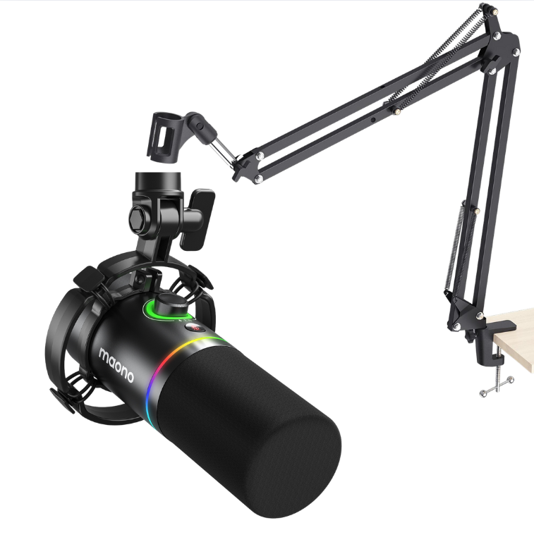 Kit Streaming Microfono PD200x + Brazo Ba20