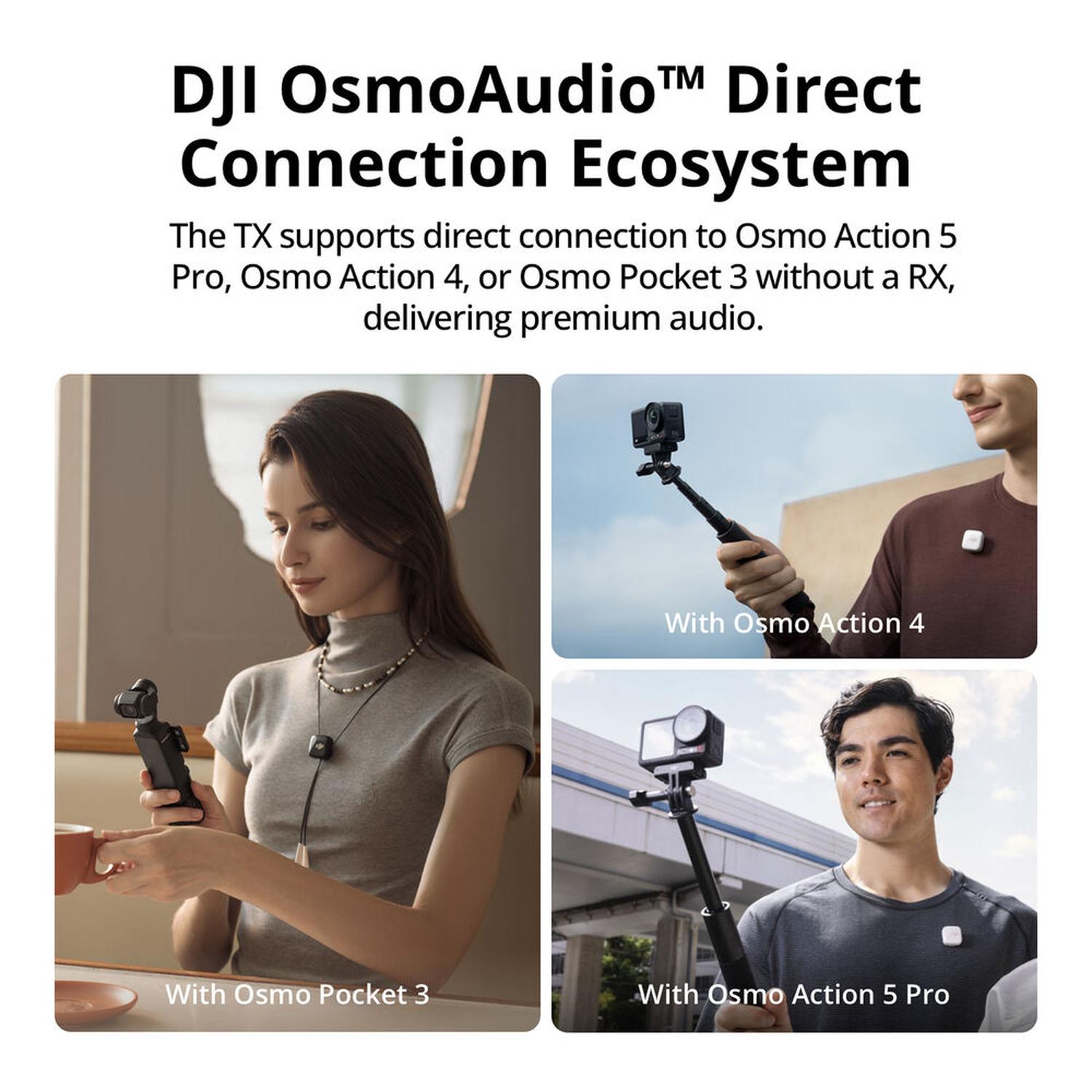 Micrófono inalámbrico lavalier DJI Mic Mini doble