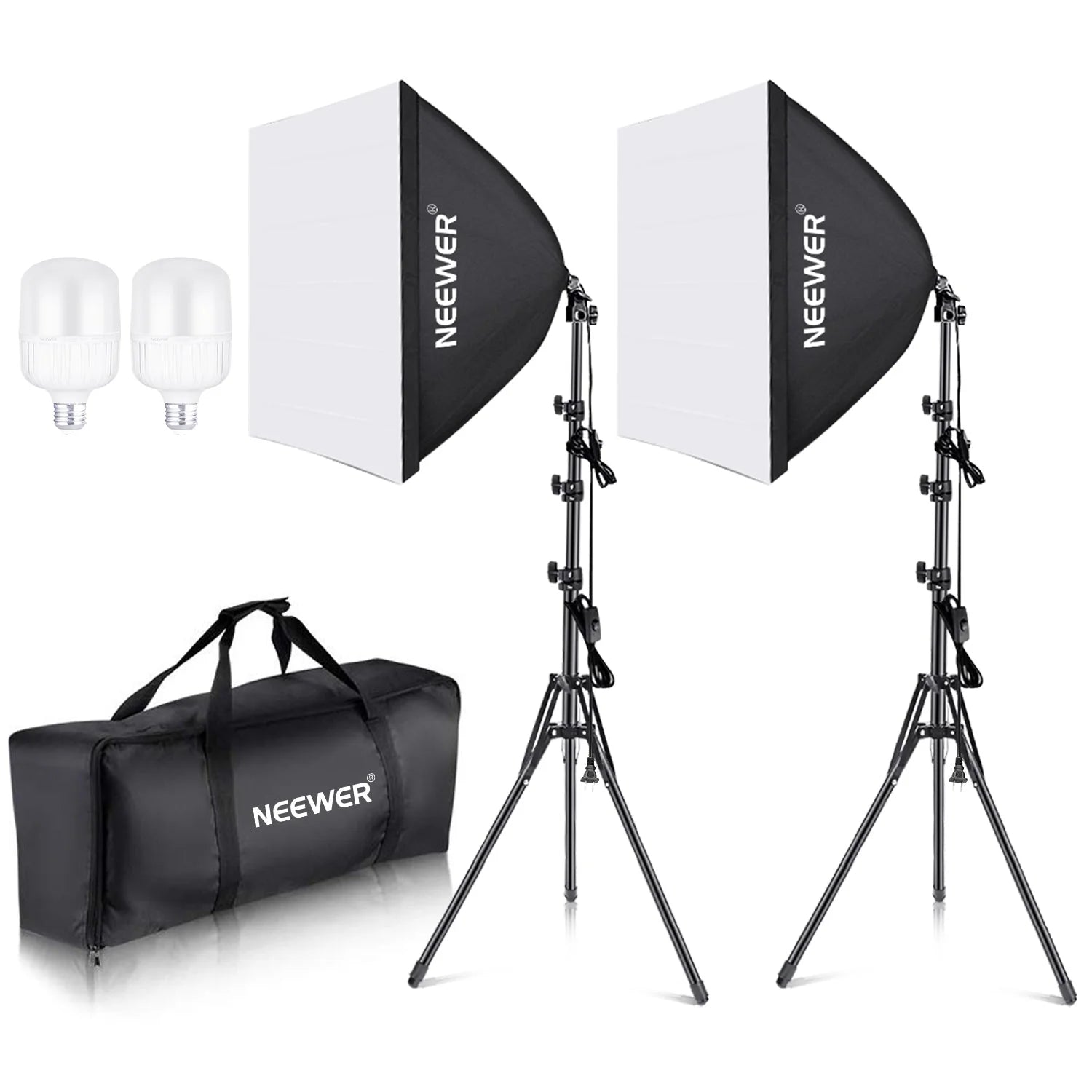 Kit Creator Mobile PRO Micrófono Neewer KM23 + Kit Iluminación Neewer NW48 II + Tripode y soporte Neewer para celular