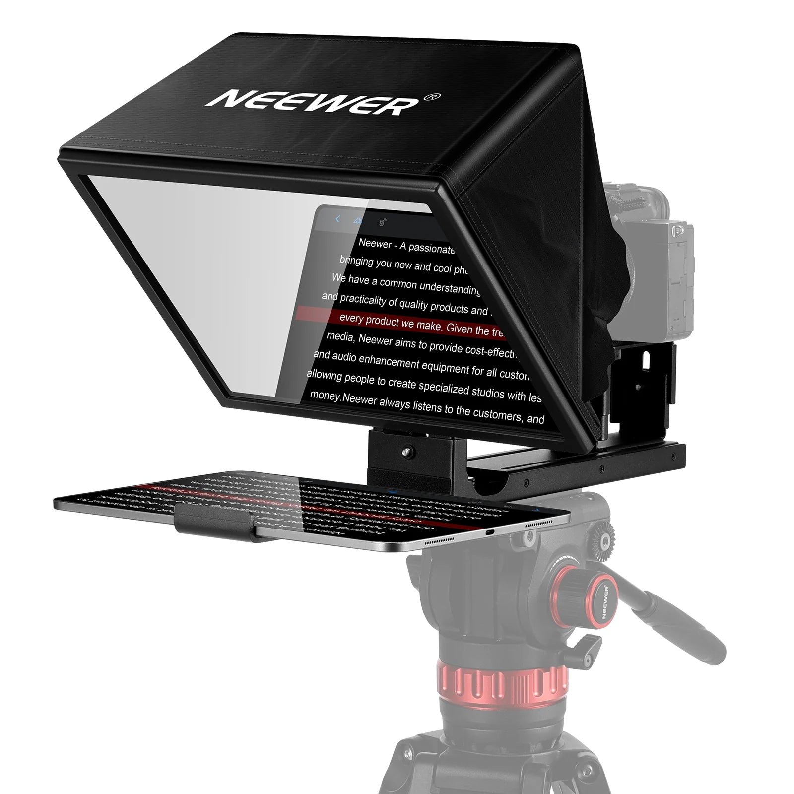 Teleprompter de aleación de aluminio NEEWER BASICS X12B