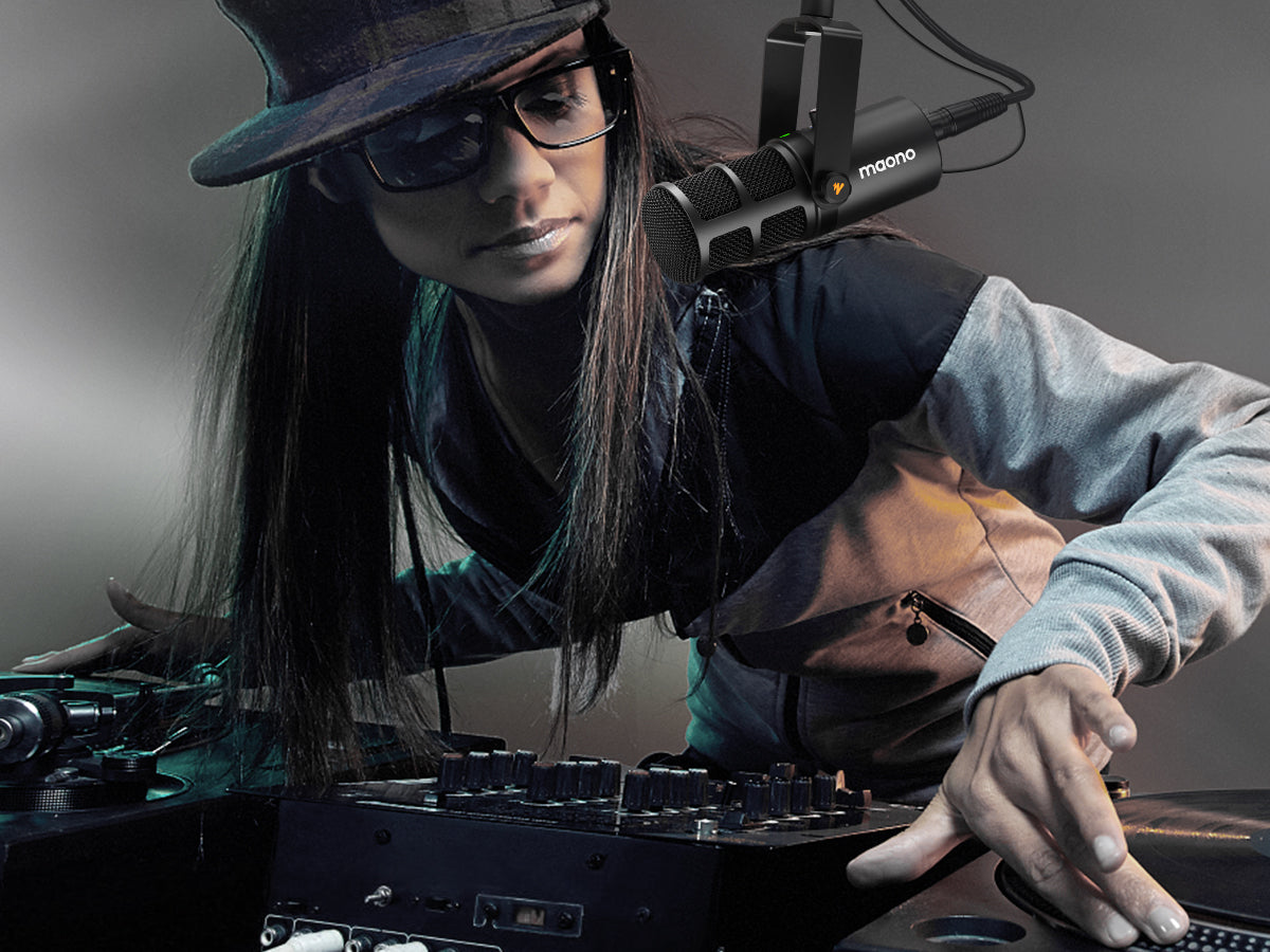 Micrófono Dinámico Maono PD400X XLR USB