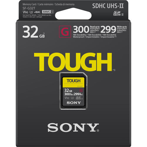 Tarjeta de memoria Sony SDHC UHS-II SF-G TOUGH Series 32 GB