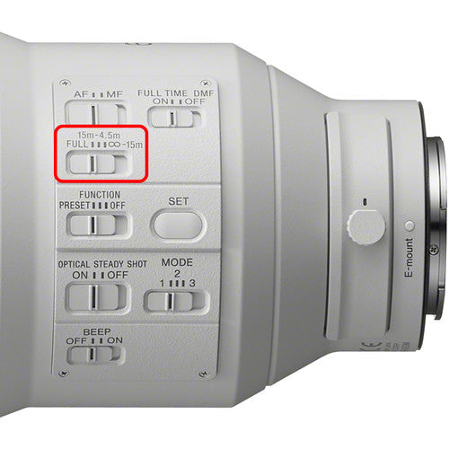 Lente Sony FE 600mm f/4 GM OSS