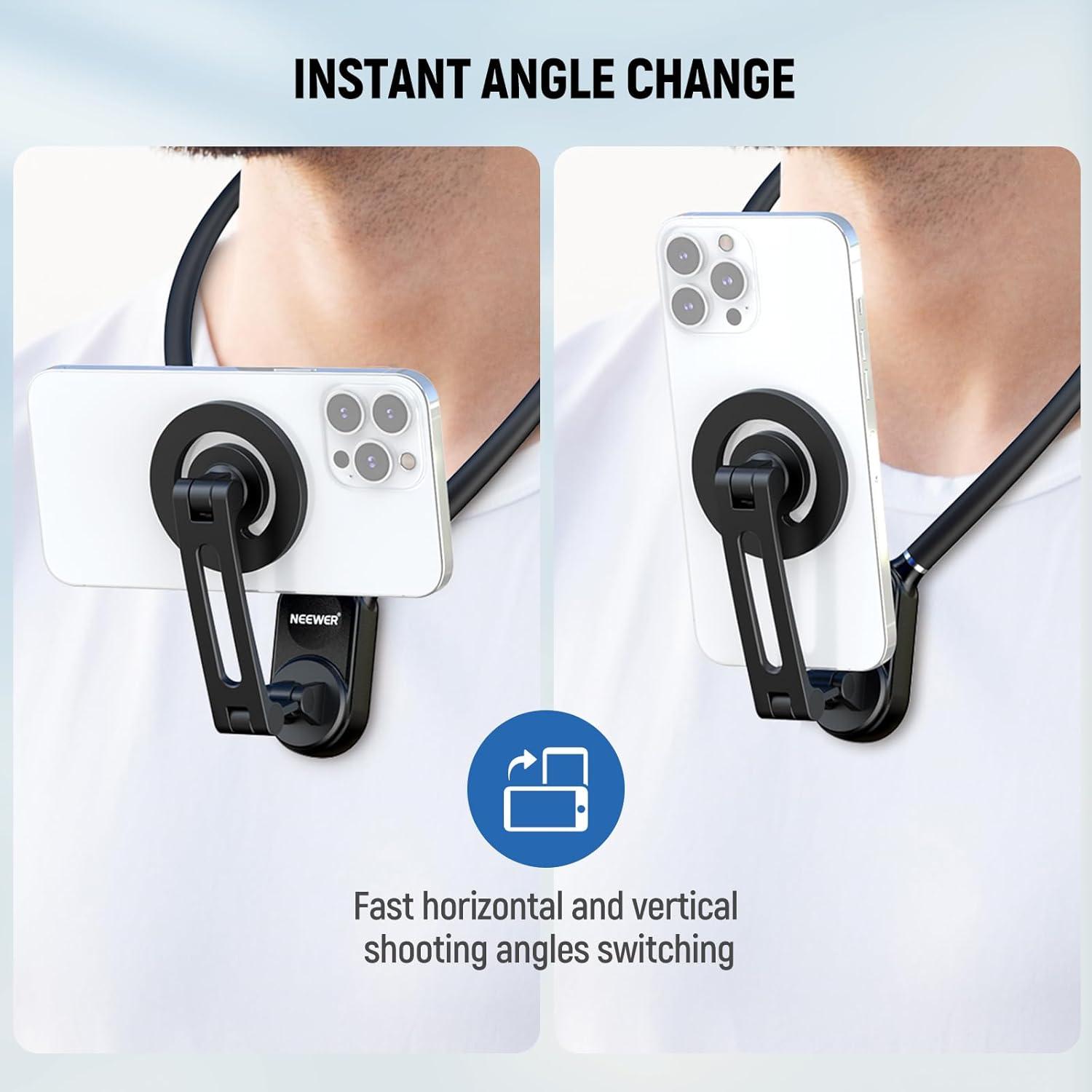 Soporte Cuello Neck Neewer GP-16 Magnético para Teléfono/GoPro