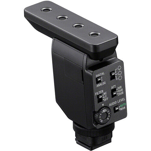 Micrófono tipo cañón compacto Sony ECM-B10 para cámara